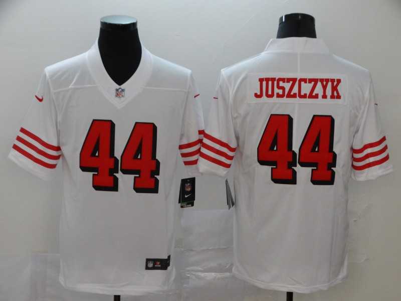 Nike 49ers 44 Kyle Juszczyk White Color Rush Vapor Untouchable Limited Jersey,We sell and wholesale Nike 49ers 44 Kyle Juszczyk White Color Rush Vapor Untouchable Limited Jersey on line form chian!